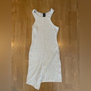 Above the knee striped dress